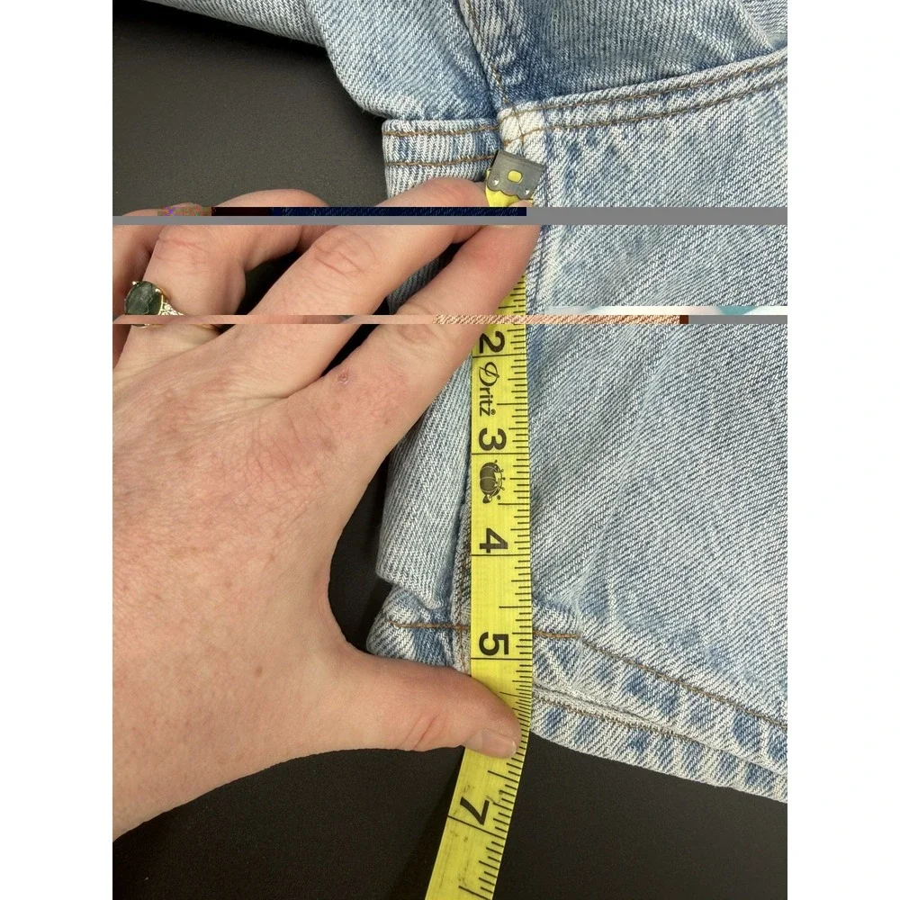 Vtg. Old Navy Women's Sz 16 Denim High Rise Jean Shorts Jorts 100% Cotton